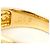 Autre Marque 18K Gelbgold- und Platin-Ring mit Diamant Golden - Ansicht 6