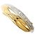 Autre Marque Platin- und Goldring mit Diamant Golden