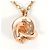 Autre Marque Collana in oro rosa con diamante D'oro - vista 3