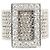 Autre Marque 18K Weißgold Diamantring Golden