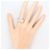 Autre Marque 18K Weißgold-Ring mit Diamant Golden - Ansicht 7