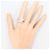 Autre Marque 18K Weißgold-Ring mit Diamant Golden - Ansicht 7