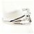 Autre Marque 18K Weißgold Diamantring Golden - Ansicht 3