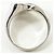 Autre Marque Anillo de banda en oro blanco de 18K con diamante Dorado - vista 3