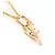 Autre Marque Collana in oro 14K con diamante D'oro - vista 2