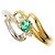 Autre Marque Eleganter 18K Gold- und Platinring Golden