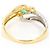 Autre Marque Eleganter 18K Gold- und Platinring Golden - Ansicht 3