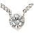 Autre Marque Collana in Platino 850 con Zirconia Cubica