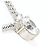 Autre Marque Collana in Platino 850 con Zirconia Cubica - vista 2