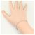Autre Marque Bracciale con charm in oro bianco 18K D'oro - vista 3