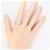 Autre Marque 14K Weißgold-Ring mit Diamant Golden - Ansicht 6