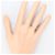 Autre Marque Platinring mit Diamant - Ansicht 6