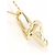 Autre Marque Collana in oro giallo 10K con diamante D'oro - vista 2
