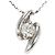 Autre Marque 18K Weißgoldkette mit Diamant Golden