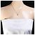 Autre Marque Collana in oro bianco 14K con zaffiro rosa e diamante D'oro - vista 5