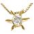 Autre Marque Collana in oro giallo 18K con diamante D'oro