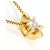 Autre Marque Collana in oro giallo 18K con diamante D'oro - vista 2
