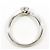 Autre Marque PT900 Platinring mit Diamant - Ansicht 3