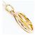Autre Marque Collana in oro giallo 10K e diamanti D'oro - vista 2