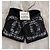 Chanel Guanti in pelle nera e tweed con logo CC Nero Bianco Blu - vista 2