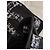 Chanel Guanti in pelle nera e tweed con logo CC Nero Bianco Blu - vista 5