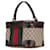 Gucci Beauty Case Monogram Marrone Rosso Verde Monogramma - vista 11