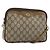 Borsa a Spalla GUCCI GG Supreme PVC Beige Oro 97 02 068 Auth BA13332 D'oro
