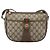 Borsa GUCCI GG Supreme Web Sherry Line in PVC Beige Oro 89 02 032 Auth 184796 D'oro - vista 13