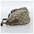 Borsa GUCCI GG Supreme Web Sherry Line in PVC Beige Oro 89 02 032 Auth 184796 D'oro - vista 3