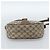 Borsa GUCCI GG Supreme Web Sherry Line in PVC Beige Oro 89 02 032 Auth 184796 D'oro - vista 5