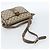 Borsa GUCCI GG Supreme Web Sherry Line in PVC Beige Oro 89 02 032 Auth 184796 D'oro - vista 7