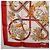 Hermès HERMES Carré 90 Schal "Caraibes" Seide Rot Authentisch BA13189M - Ansicht 8