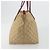 Borsa GUCCI GG Canvas Sherry Line Beige Oro 131230 Auth 184991A D'oro - vista 3