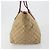 Borsa GUCCI GG Canvas Sherry Line Beige Oro 131230 Auth 184991A D'oro - vista 4
