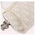 Borsa Christian Dior Trotter Canvas Romantic Chain PVC Bianco Argento Auth 184394SAM - vista 16