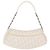 Borsa Christian Dior Trotter Canvas Romantic Chain PVC Bianco Argento Auth 184394SAM - vista 2