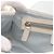 Borsa Christian Dior Trotter Canvas Romantic Chain PVC Bianco Argento Auth 184394SAM - vista 22