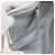 Borsa Christian Dior Trotter Canvas Romantic Chain PVC Bianco Argento Auth 184394SAM - vista 23