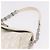 Borsa Christian Dior Trotter Canvas Romantic Chain PVC Bianco Argento Auth 184394SAM - vista 8