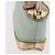 Borsa GUCCI in tela e pelle azzurro chiaro 039 1133 Auth 184368A Blu chiaro - vista 4