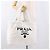 Borsa Tote PRADA Pile White Silver Auth 184897V Argento Bianco - vista 26
