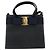 Borsa Salvatore Ferragamo Vala in Pelle 2 modi Navy Gold Auth ka4752 D'oro Blu navy - vista 13
