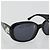 Occhiali da sole CHANEL Camelia in plastica Nero CC Auth BA13438 - vista 5