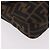 FENDI Zucca Canvas Mamma Baguette Shoulder Bag Black Brown Auth 184826M Marrone Nero - vista 15