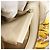 FENDI Zucca Canvas Mamma Baguette Bag Nylon 2way Beige Gold Auth 185628SAM D'oro - vista 11