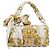 FENDI Zucca Canvas Mamma Baguette Bag Nylon 2way Beige Gold Auth 185628SAM D'oro - vista 13