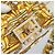 FENDI Zucca Canvas Mamma Baguette Bag Nylon 2way Beige Gold Auth 185628SAM D'oro - vista 19