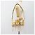 FENDI Zucca Canvas Mamma Baguette Bag Nylon 2way Beige Gold Auth 185628SAM D'oro - vista 26