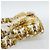 FENDI Zucca Canvas Mamma Baguette Bag Nylon 2way Beige Gold Auth 185628SAM D'oro - vista 3