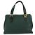 Borsa a mano Burberry in pelle verde e oro Autentica BA13284 D'oro - vista 13
